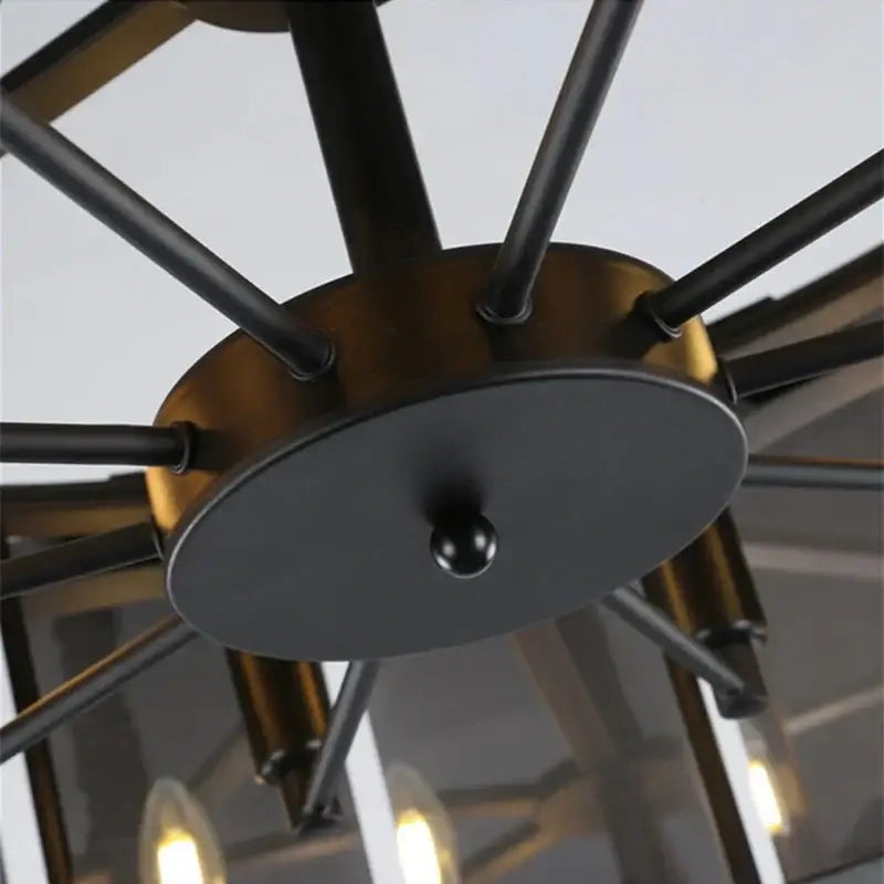crystal pendant chandelier gold living room light