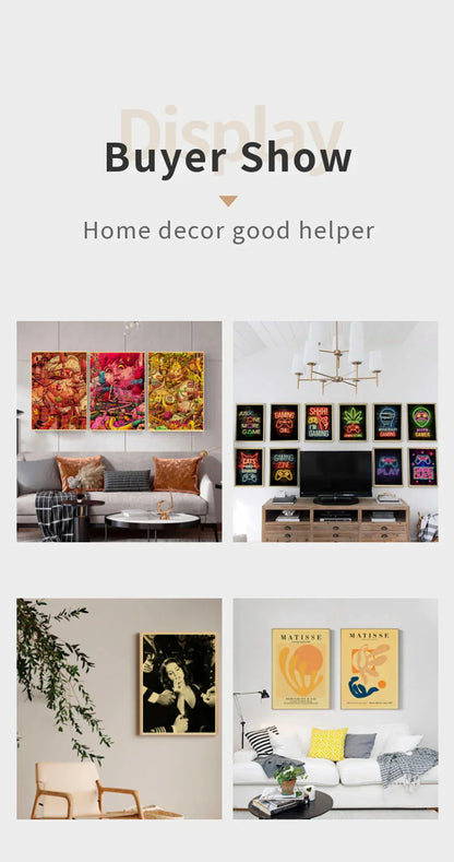 DecorBites™ Cute 3D Cat Poster for Home Decor