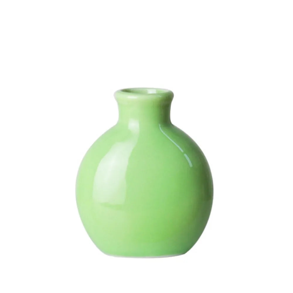 DecorBites™ Cute Mini Ceramic Flower Vase Pot