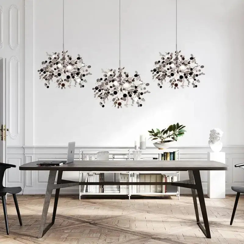 Decorbites dandelion chandelier gold nordic light for dining room