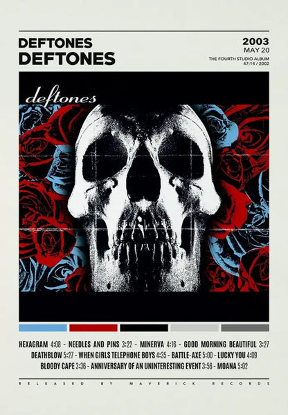 Deftones canvas painting set owl and portrait – bedroom wall art