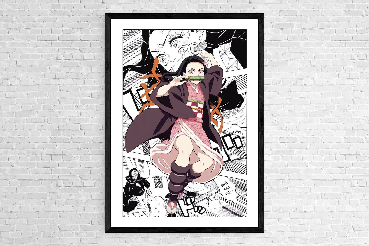 DecorBites™ Demon Slayer Anime Canvas Poster for Home Decor