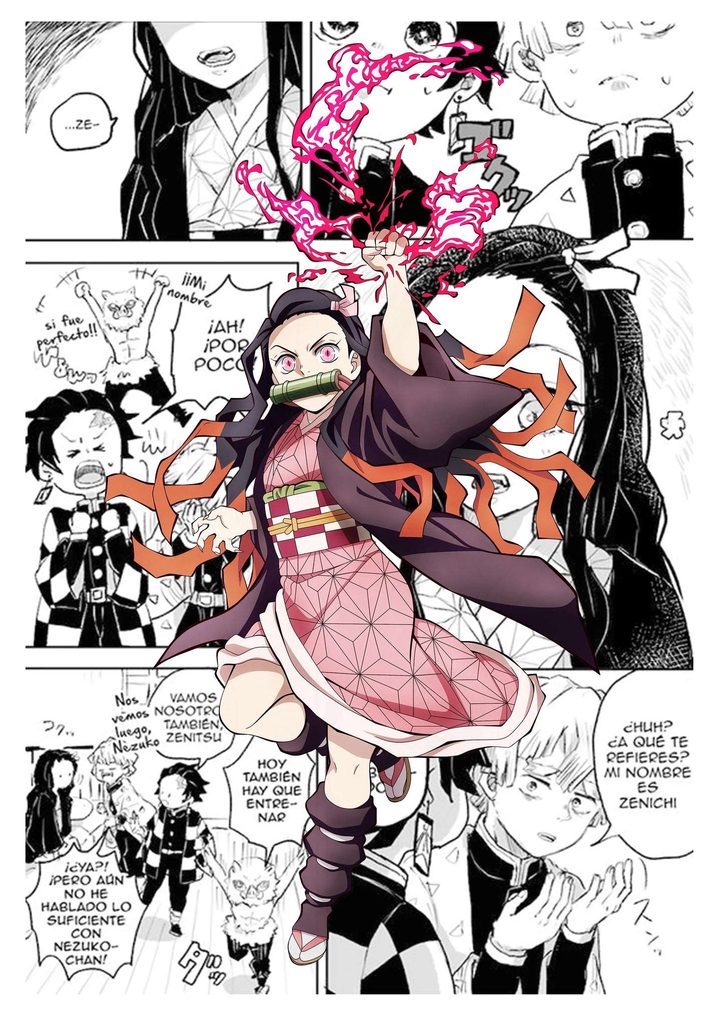 DecorBites™ Demon Slayer Anime Canvas Poster for Home Decor
