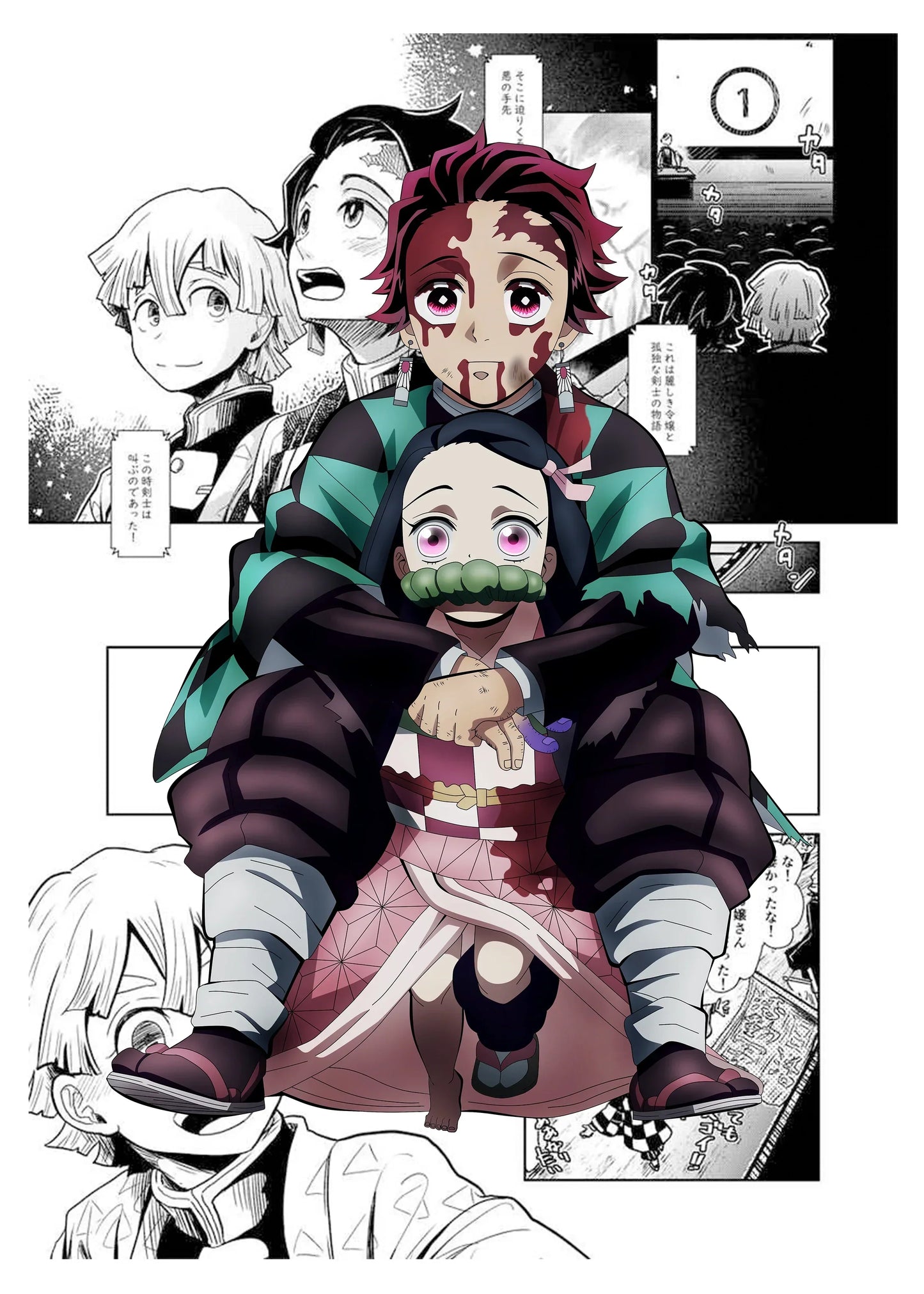 DecorBites™ Demon Slayer Anime Canvas Poster for Home Decor