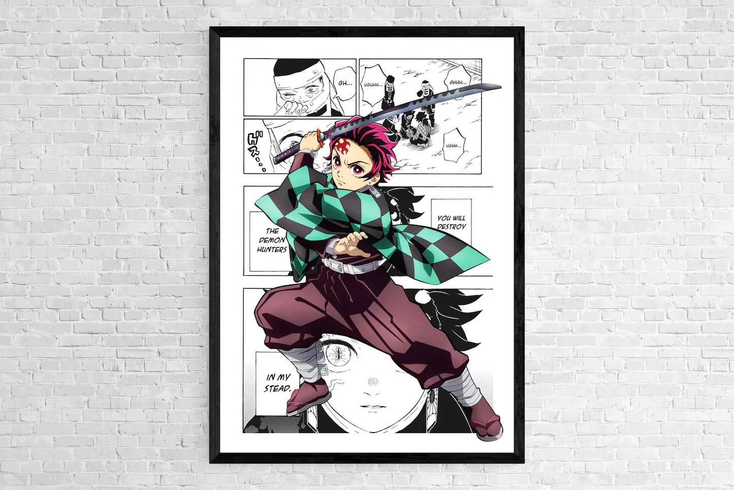 DecorBites™ Demon Slayer Anime Canvas Poster for Home Decor