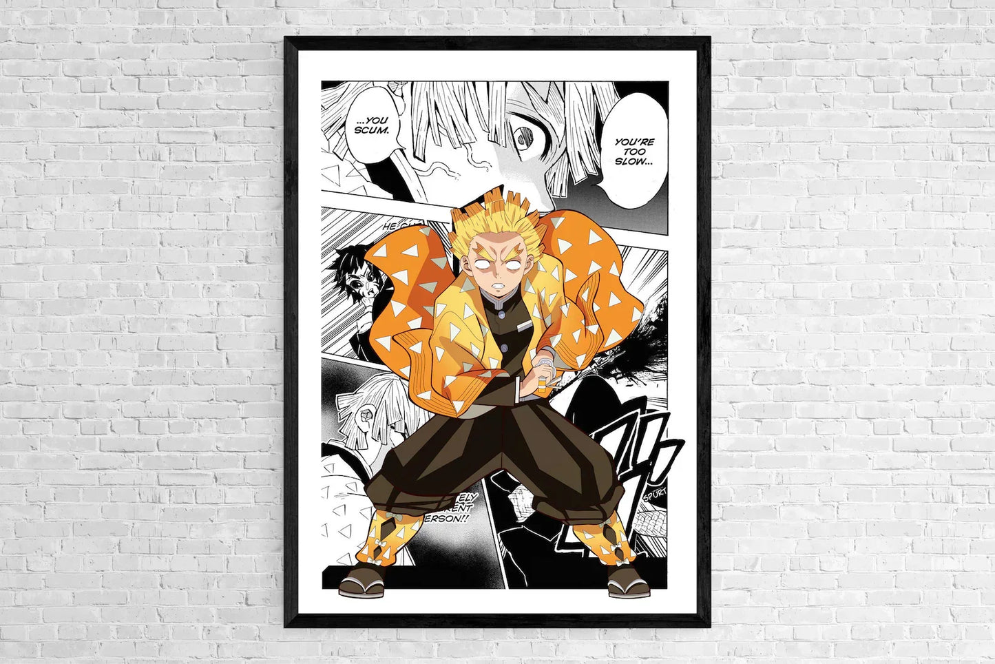 DecorBites™ Demon Slayer Anime Canvas Poster for Home Decor