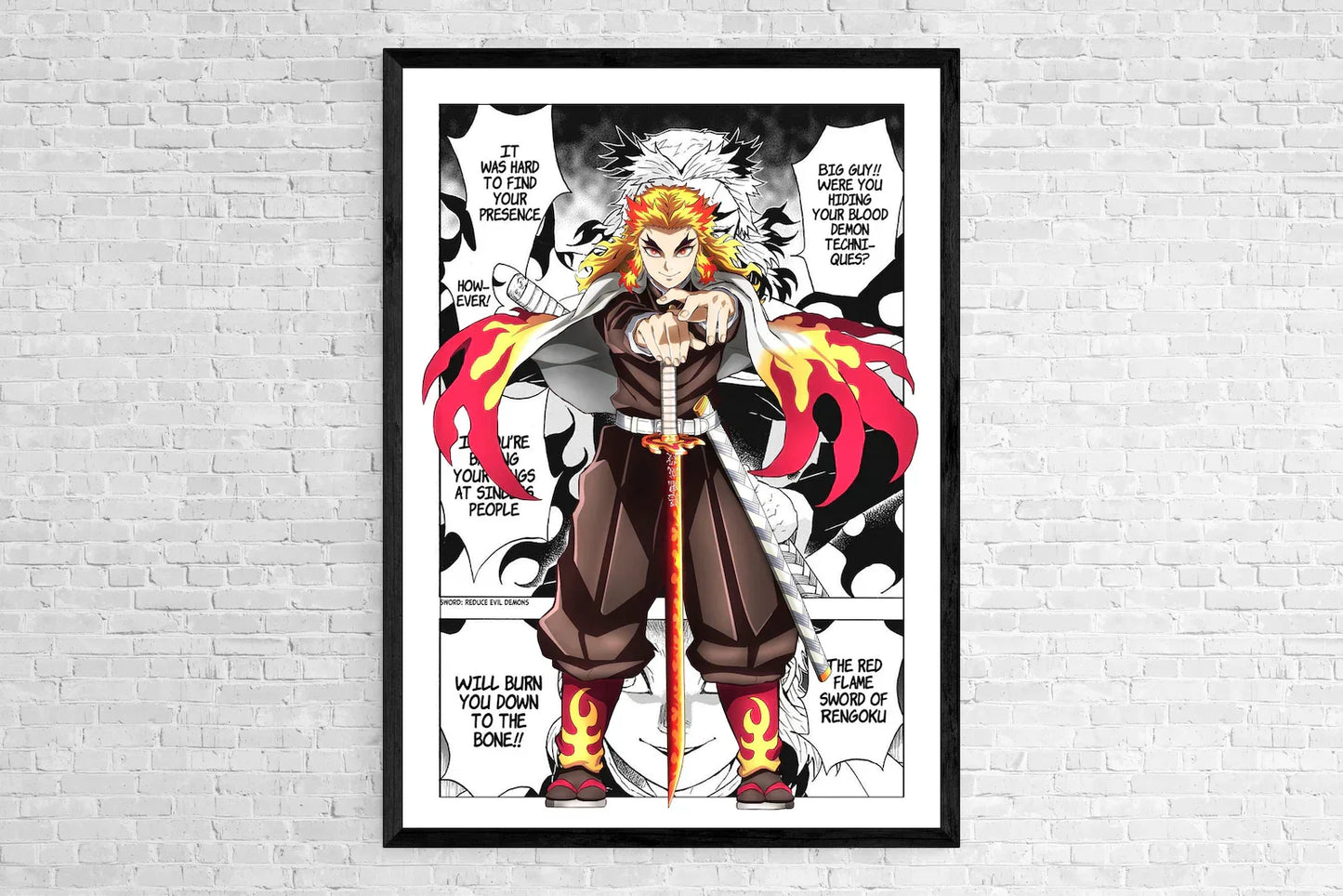 DecorBites™ Demon Slayer Anime Canvas Poster for Home Decor