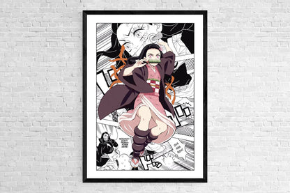 DecorBites™ Demon Slayer Anime Canvas Poster for Home Decor