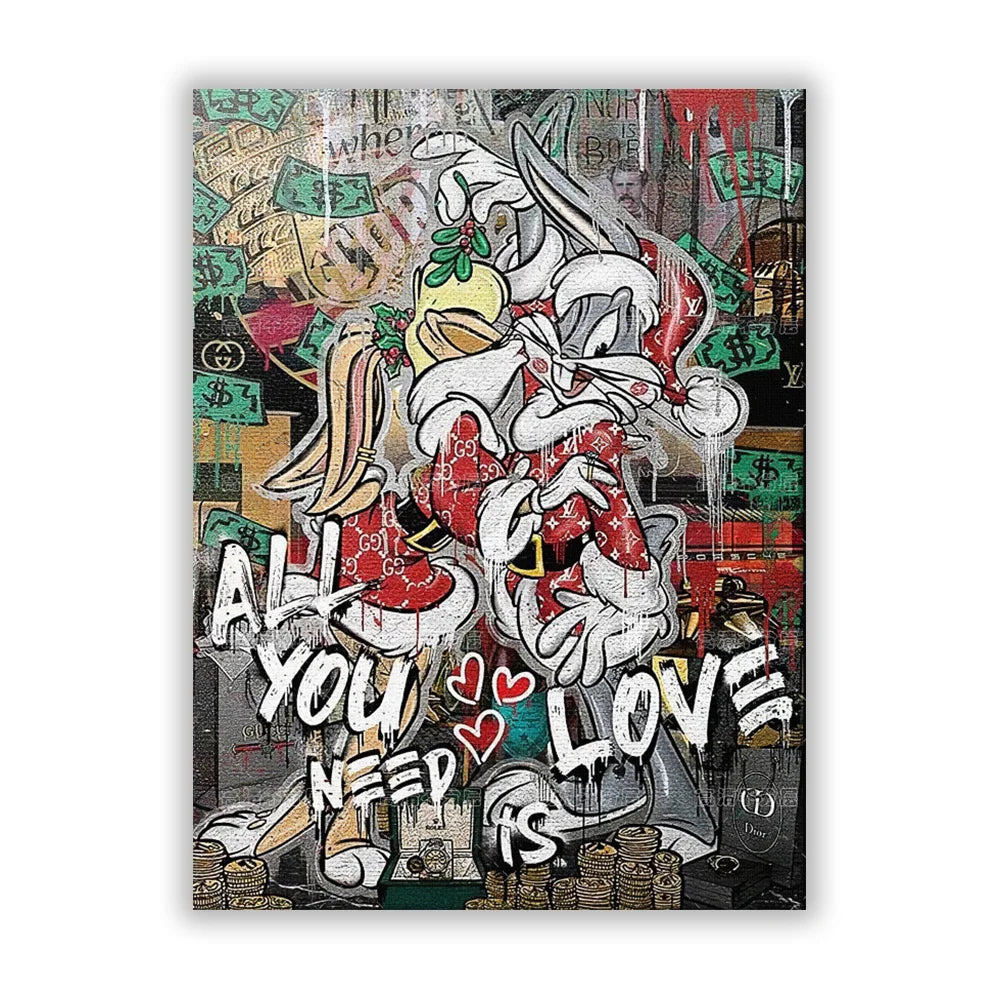 DecorBites™ Disney Marvel Donald Duck Canvas Wall Art