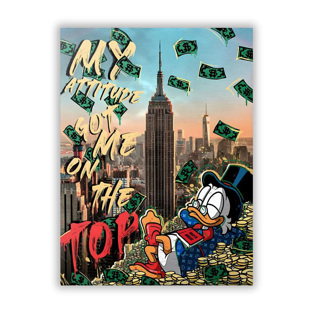 DecorBites™ Disney Marvel Donald Duck Canvas Wall Art