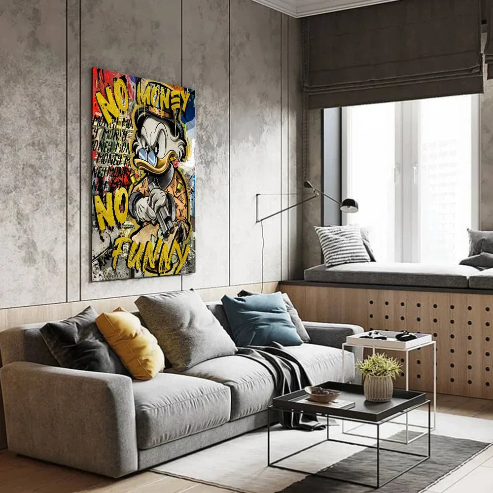 DecorBites™ Disney Marvel Donald Duck Canvas Wall Art