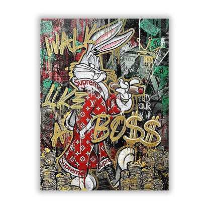 DecorBites™ Disney Marvel Donald Duck Canvas Wall Art