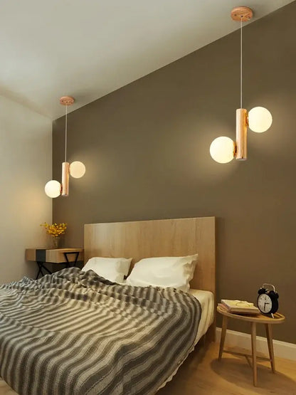 Modern gold bamboo e27 pendant lamp for dining room
