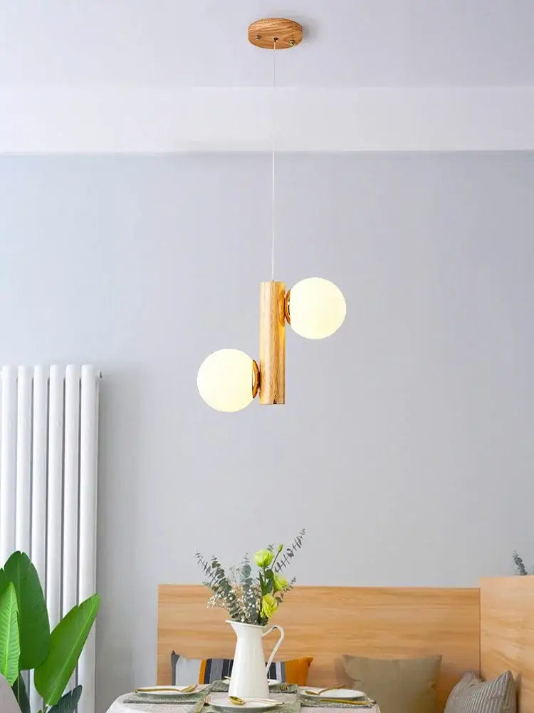 Modern gold bamboo e27 pendant lamp for dining room