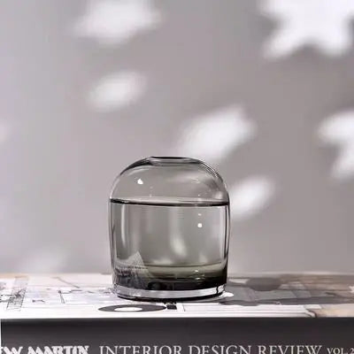 DecorBites™ Elegant European INS Glass Flower Vase