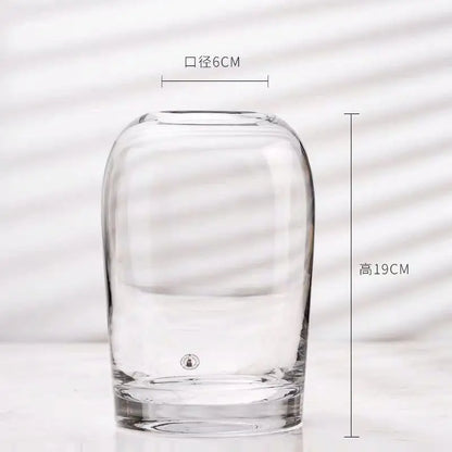 DecorBites™ Elegant European INS Glass Flower Vase