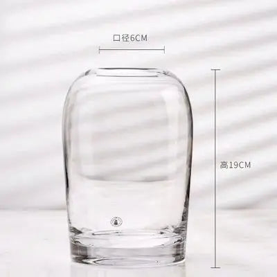 DecorBites™ Elegant European INS Glass Flower Vase