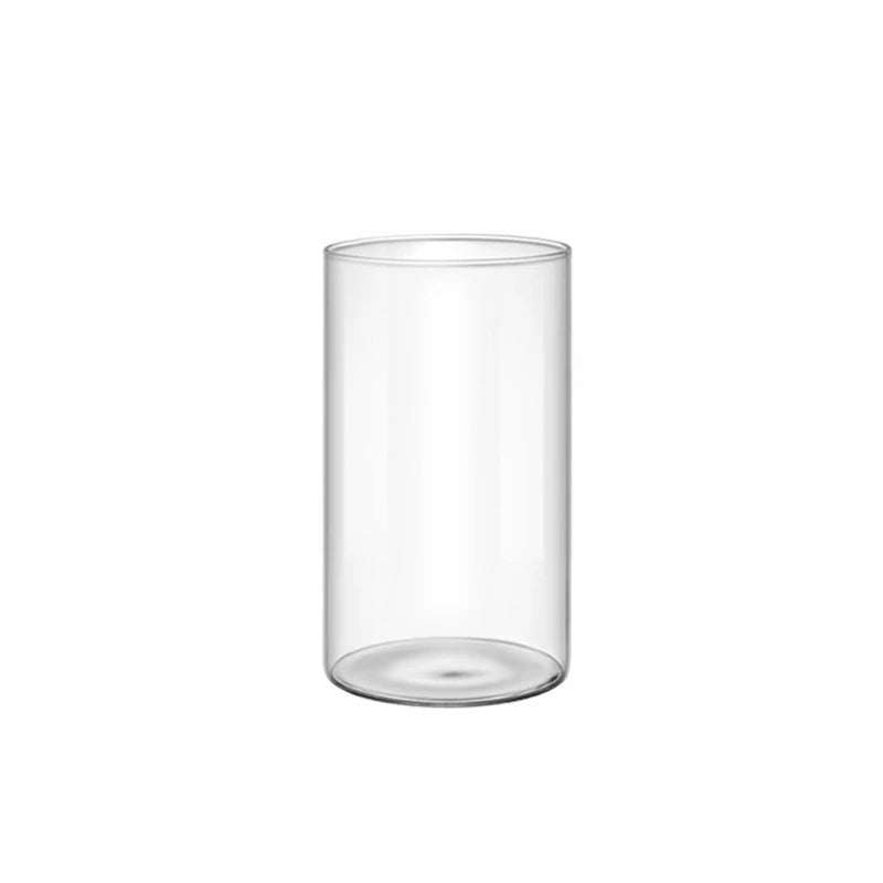 DecorBites™ Elegant Glass Cylinder Vase for Flowers