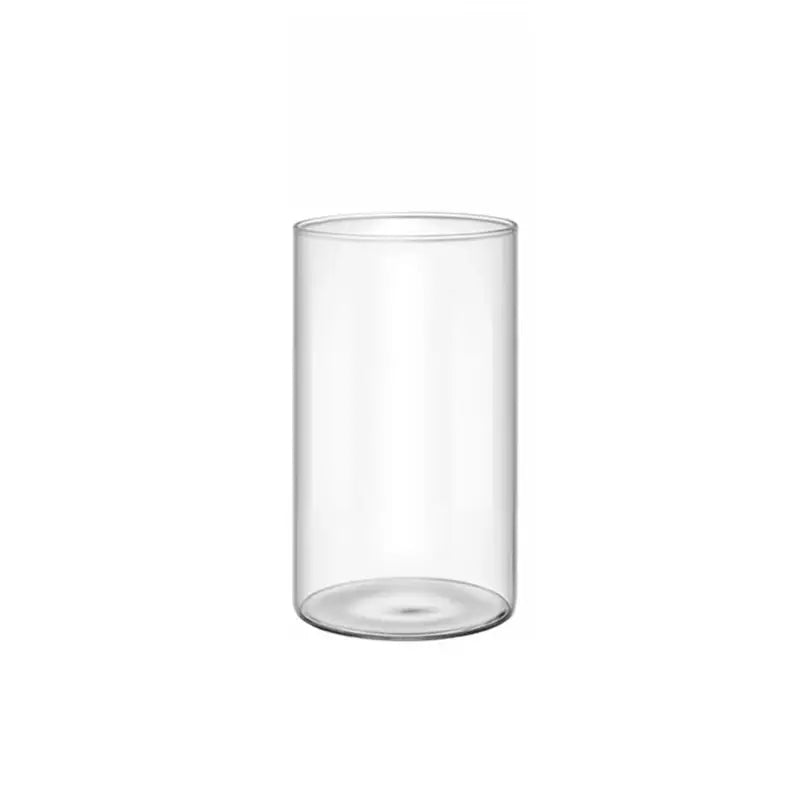 Modern clear glass cylinder vase set living room floral decor