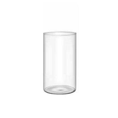 Modern clear glass cylinder vase set living room floral decor
