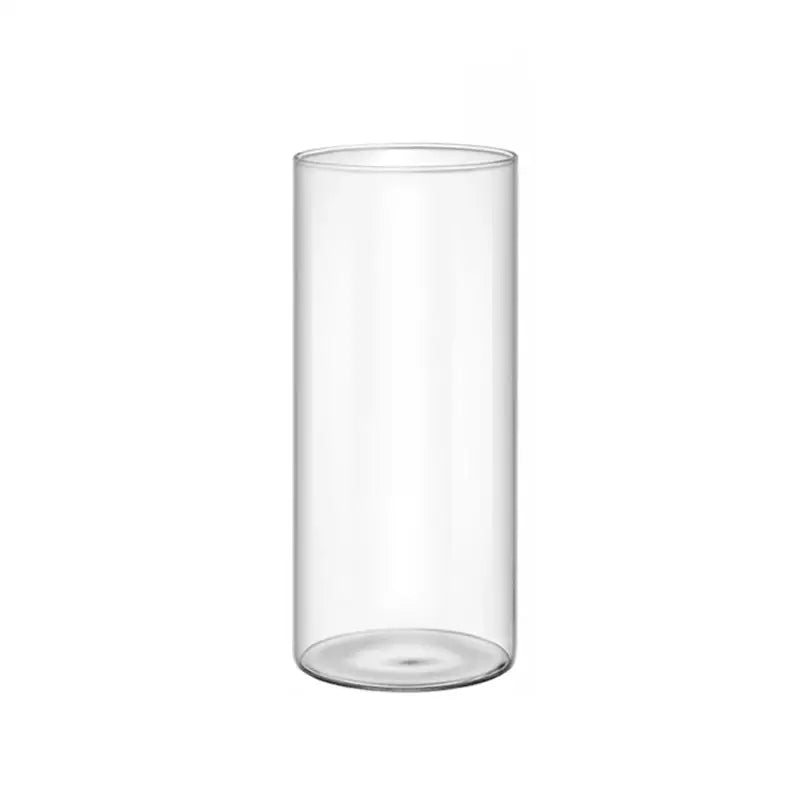 Modern clear glass cylinder vase set living room floral decor