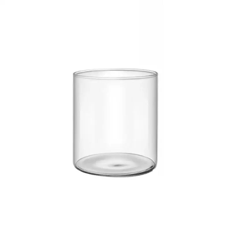 Modern clear glass cylinder vase set living room floral decor
