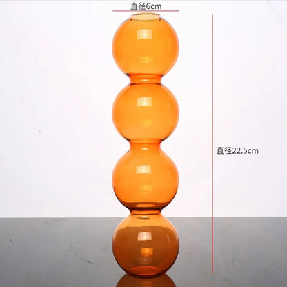 DecorBites™ Elegant Glass Vase Home Decor Accent