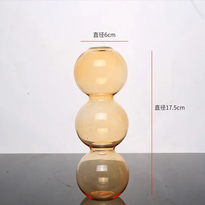 DecorBites™ Elegant Glass Vase Home Decor Accent