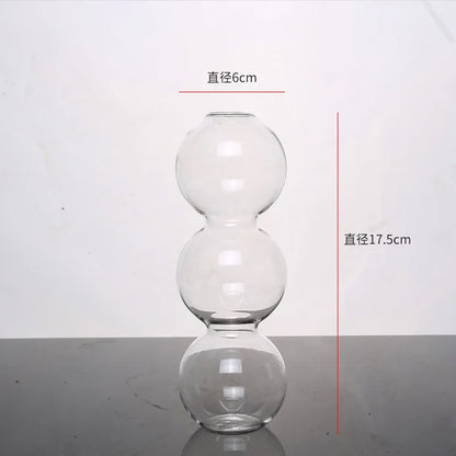 DecorBites™ Elegant Glass Vase Home Decor Accent