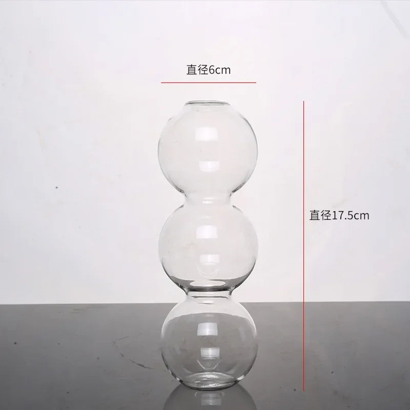 DecorBites™ Elegant Glass Vase Home Decor Accent
