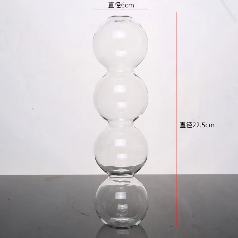 DecorBites™ Elegant Glass Vase Home Decor Accent