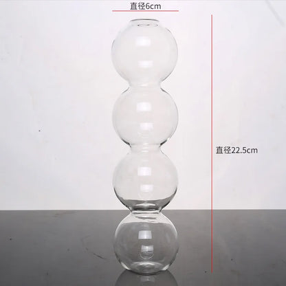 DecorBites™ Elegant Glass Vase Home Decor Accent