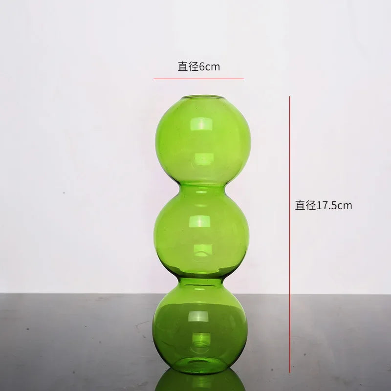 DecorBites™ Elegant Glass Vase Home Decor Accent