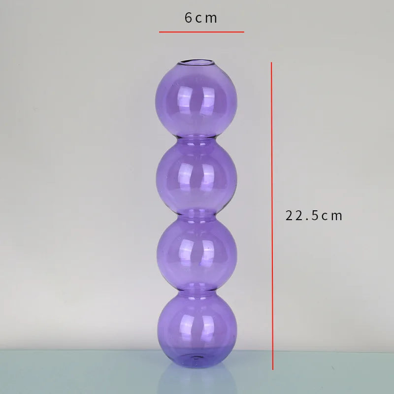 DecorBites™ Elegant Glass Vase Home Decor Accent