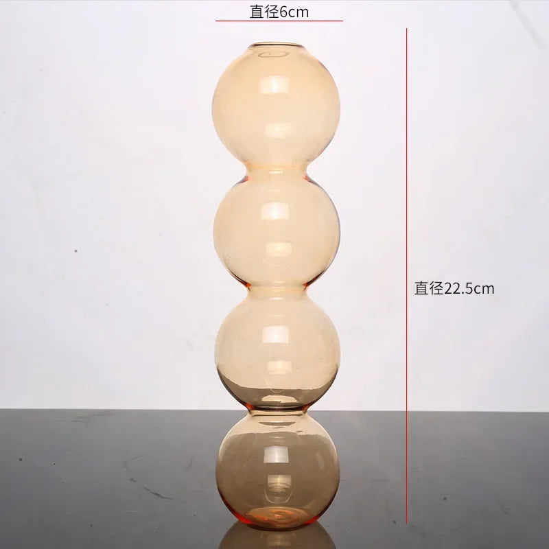 DecorBites™ Elegant Glass Vase Home Decor Accent