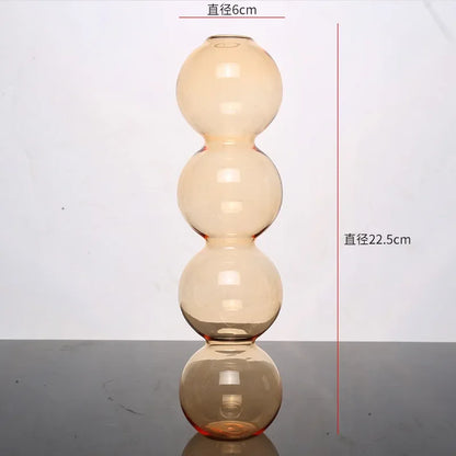 DecorBites™ Elegant Glass Vase Home Decor Accent