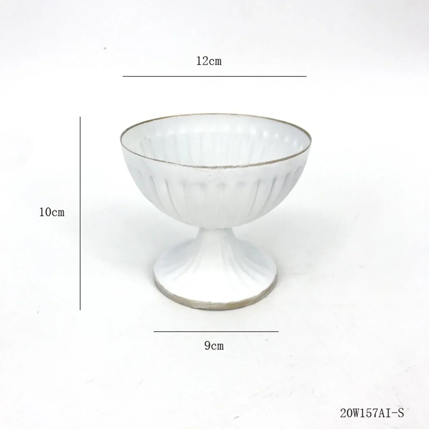 DecorBites™ Elegant Metal Flower Vase Candle Holders