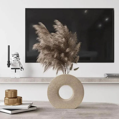 DecorBites™ Elegant Nordic Matte Flower Vase Décor