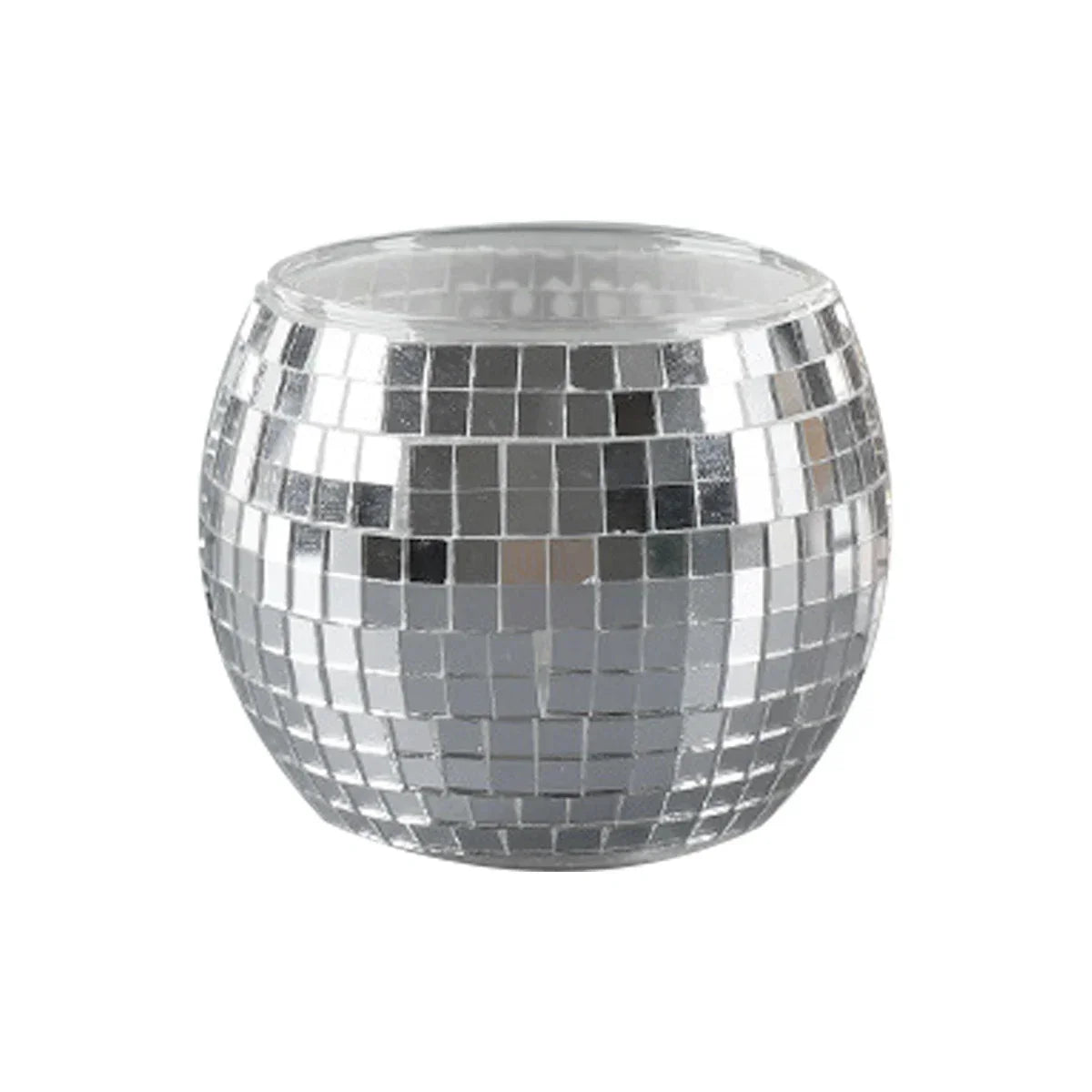 DecorBites™ Elegant Round Glass Vase for Home Decor