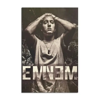 Modern eminem canvas wall art bedroom decor