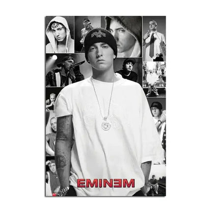 Modern eminem canvas wall art bedroom decor