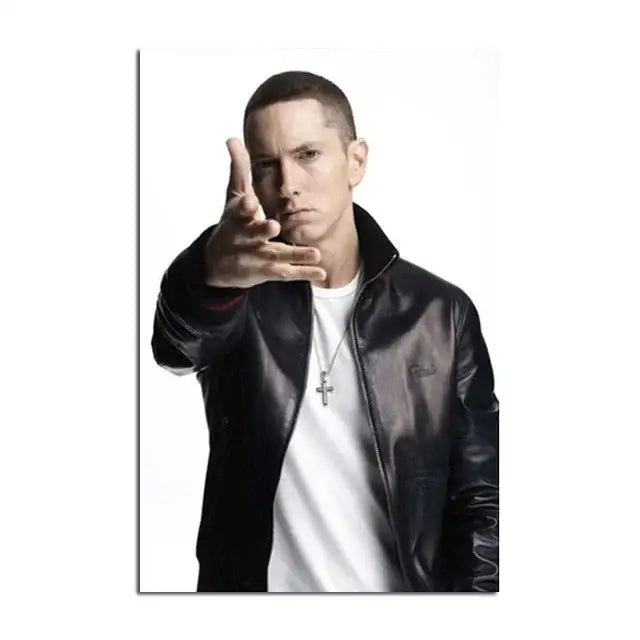 Modern eminem canvas wall art bedroom decor