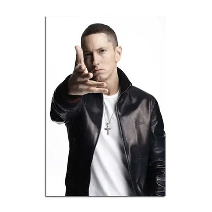 Modern eminem canvas wall art bedroom decor