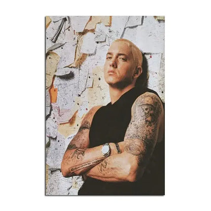 Modern eminem canvas wall art bedroom decor