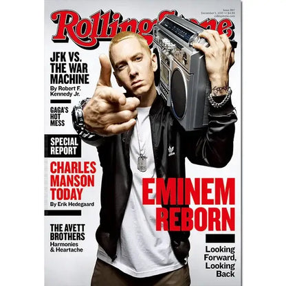 Modern eminem canvas wall art bedroom decor