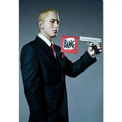 Modern eminem canvas wall art bedroom decor