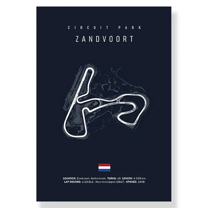 Circuit canvas painting blue and white gilles villeneuve living room