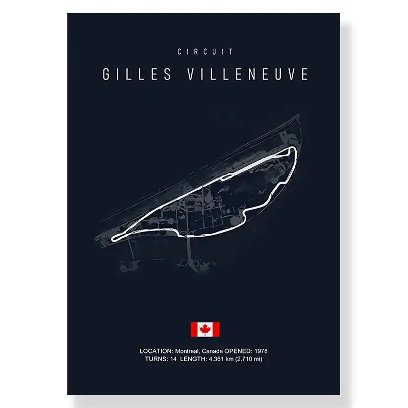Minimalist dark blue & white salzburgring circuit canvas living room art