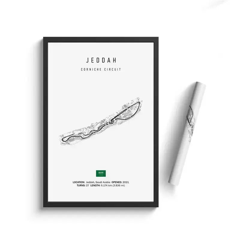 Minimalist black nürburgring circuit canvas wall art for living room