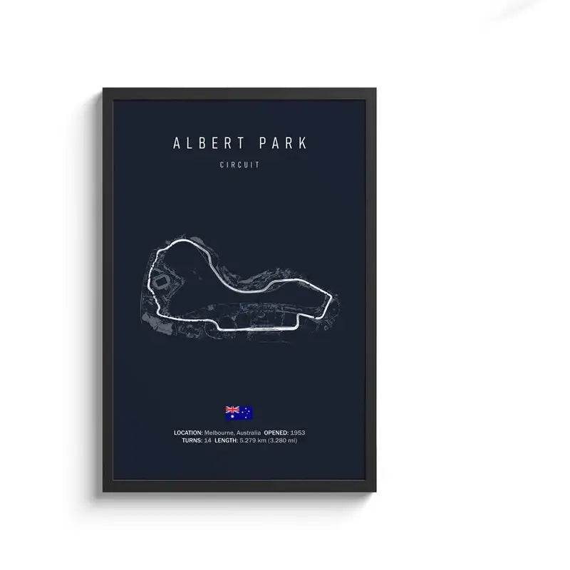 Minimalist black nürburgring circuit canvas wall art for living room